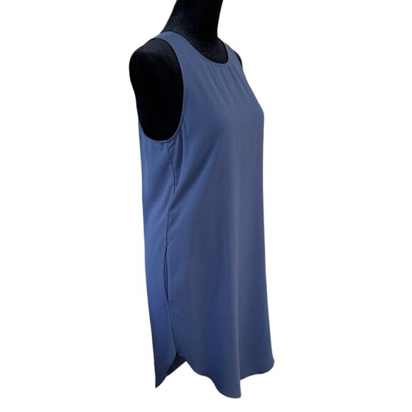 2/$25 Wilfred Aritiza Sebatier Dress Blue Pockets Minimalist Casual XS - Picture 4 of 12